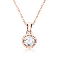 585er Roségold Halskette für Damen mit Diamant Unkategorisiert online kaufen