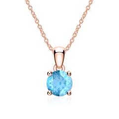585er Roségold Halskette mit Blautopas Unkategorisiert online kaufen 585er Roségold Halskette mit Blautopas Unkategorisiert online kaufen