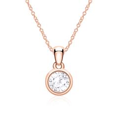 585er Roségold Halskette mit Weißtopas Unkategorisiert online kaufen