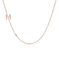 585er Roségold Kette Buchstabe mit Brillant Unkategorisiert online kaufen