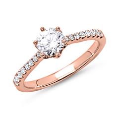 585er Roségold Ring mit Diamanten Unkategorisiert online kaufen