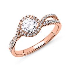 585er Roségold Ring mit Diamanten Unkategorisiert online kaufen