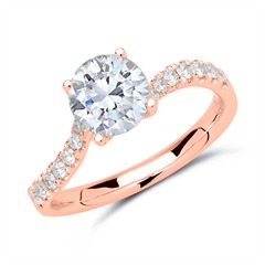 585er Roségold Ring mit Diamanten Unkategorisiert online kaufen