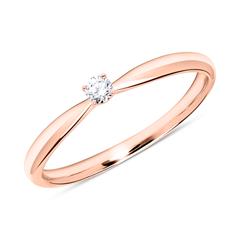 585er Roségold Verlobungsring mit Diamant 0,05 ct. Unkategorisiert online kaufen