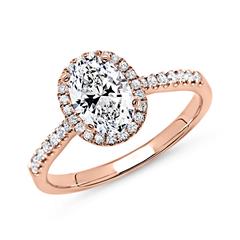 585er Roségold Verlobungsring mit Diamanten Unkategorisiert online kaufen