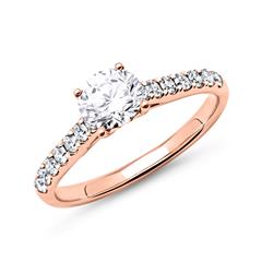 585er Roségold Verlobungsring mit Diamanten Unkategorisiert online kaufen