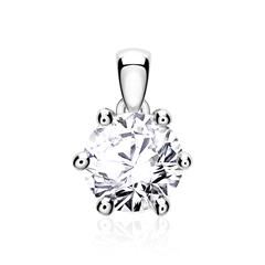 585er Weißgold Anhänger mit Diamant Unkategorisiert online kaufen