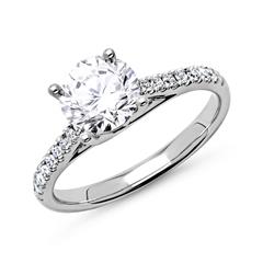 585er Weißgold Damenring mit Diamanten Unkategorisiert online kaufen