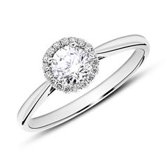 585er Weißgold Haloring mit Diamanten Unkategorisiert online kaufen