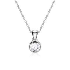 585er Weißgold Kette mit einem Diamant Unkategorisiert online kaufen