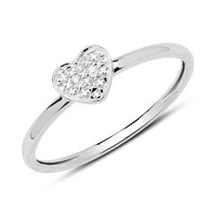 585er Weißgold Ring Herz mit 3 Diamanten Unkategorisiert online kaufen 585er Weißgold Ring Herz mit 3 Diamanten Unkategorisiert online kaufen