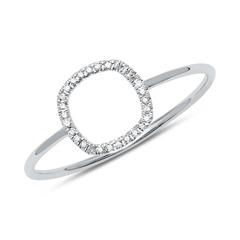 585er Weißgold Ring mit Diamanten Unkategorisiert online kaufen