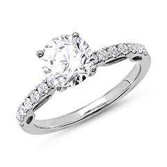 585er Weißgold Ring mit Diamanten Unkategorisiert online kaufen