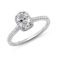 585er Weißgold Ring mit Diamanten Unkategorisiert online kaufen