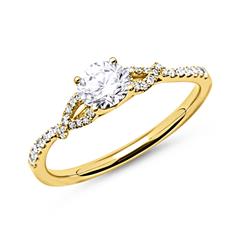 750er Gold Ring mit Diamanten Unkategorisiert online kaufen