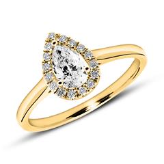 750er Gold Verlobungsring mit Diamanten Unkategorisiert online kaufen