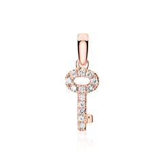 750er Roségold Anhänger Schlüssel mit Brillanten Unkategorisiert Produktbild