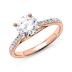 750er Roségold Damenring mit Diamanten Unkategorisiert online kaufen