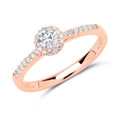 750er Roségold Halo-Ring mit Diamanten Unkategorisiert online kaufen 750er Roségold Halo-Ring mit Diamanten Unkategorisiert online kaufen