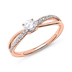 750er Roségold Ring mit Brillanten Unkategorisiert online kaufen