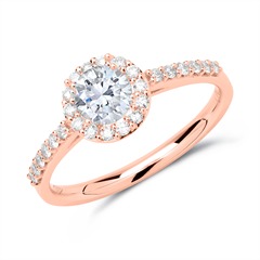 750er Roségold Ring mit Brillanten Unkategorisiert online kaufen