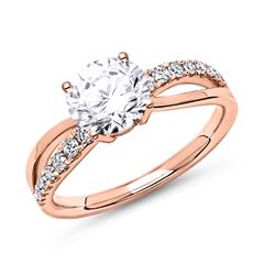 750er Roségold Ring mit Diamanten Unkategorisiert online kaufen
