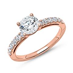 750er Roségold Verlobungsring mit Diamanten Unkategorisiert online kaufen
