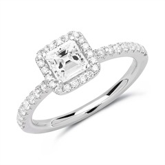 750er Weißgold Halo Ring mit Diamanten Unkategorisiert online kaufen 750er Weißgold Halo Ring mit Diamanten Unkategorisiert online kaufen