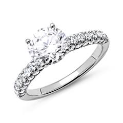 750er Weißgold Ring mit Brillanten Unkategorisiert online kaufen