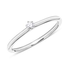 750er Weißgold Ring mit Diamant 0,05 ct. Unkategorisiert online kaufen