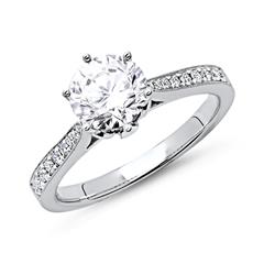 750er Weißgold Ring mit Diamanten Unkategorisiert online kaufen