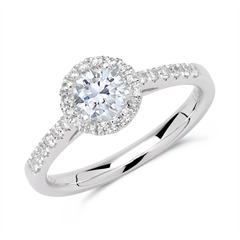 750er Weißgold Ring mit Diamanten Unkategorisiert online kaufen