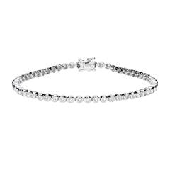 750er Weißgold-Tennisarmband mit 57 Diamanten Unkategorisiert online kaufen