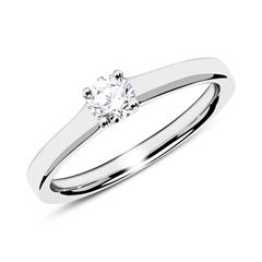 750er Weißgold Verlobungsring mit Diamant 0,25 ct. Unkategorisiert online kaufen