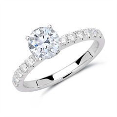 950er Platin Ring mit Brillanten Unkategorisiert online kaufen