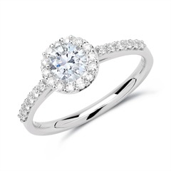 950er Platin Ring mit Brillanten Unkategorisiert online kaufen