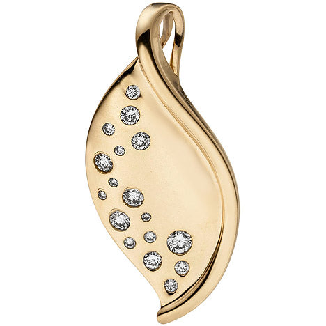 Anhänger 585 Gold Gelbgold 17 Diamanten Brillanten 0 26ct. Goldanhänger Unkategorisiert online kaufen