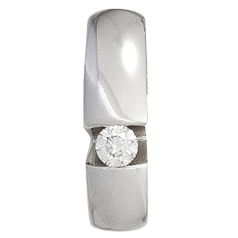 Anhänger 585 Gold Weißgold 1 Diamant Brillant 0 10ct. Weißgoldanhänger Unkategorisiert online kaufen