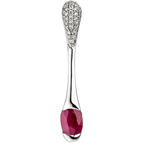 Anhänger 585 Gold Weißgold 1 Rubin rot 29 Diamanten Brillanten Rubinanhänger Unkategorisiert online kaufen Anhänger 585 Gold Weißgold 1 Rubin rot 29 Diamanten Brillanten Rubinanhänger Unkategorisiert online kaufen