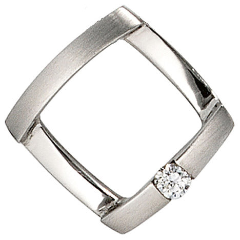 Anhänger 950 Platin matt 1 Diamant Brillant 0 03ct. Platinanhänger Unkategorisiert online kaufen