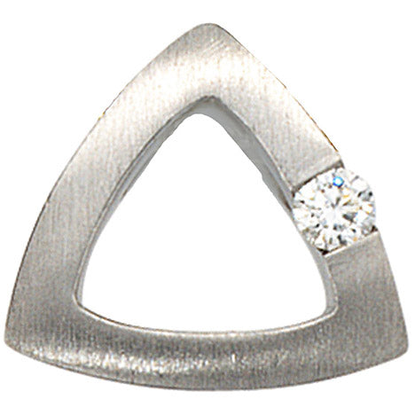 Anhänger 950 Platin mattiert 1 Diamant Brillant 0 08ct. Platinanhänger Unkategorisiert online kaufen
