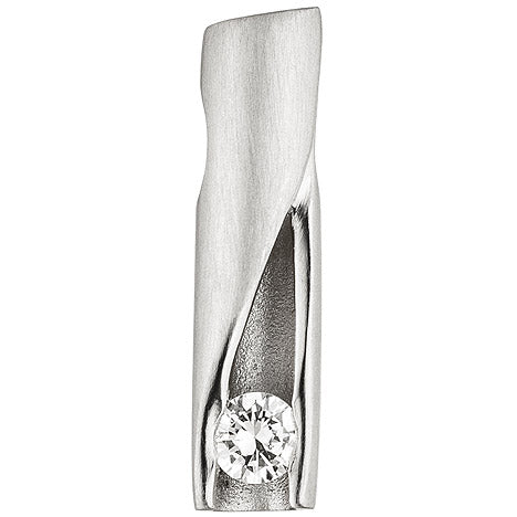 Anhänger 950 Platin teil matt 1 Diamant Brillant 0 11ct. Platinanhänger Unkategorisiert online kaufen