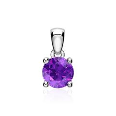 Anhänger für Ketten aus 14 Karat Weißgold mit Amethyst Unkategorisiert online kaufen