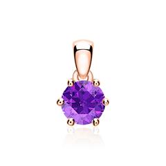 Anhänger für Ketten aus 585er Roségold mit Amethyst Unkategorisiert online kaufen