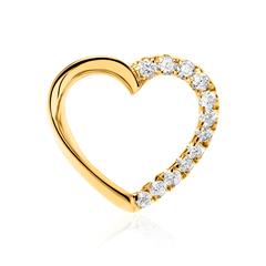Anhänger Herz aus 14K Gold mit Diamanten Unkategorisiert online kaufen