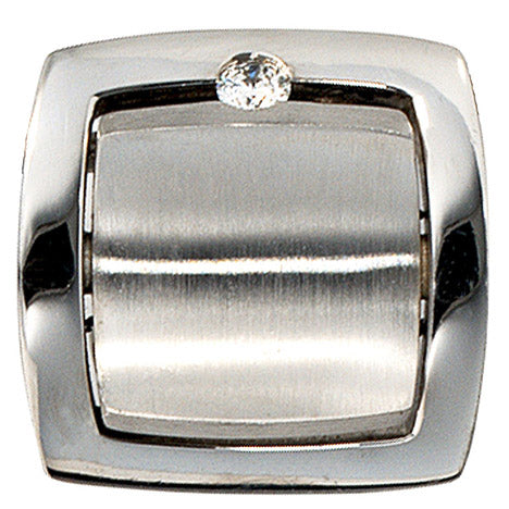 Anhänger quadratisch 950 Platin mattiert 1 Diamant Brillant Platinanhänger Unkategorisiert online kaufen