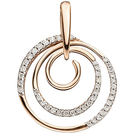 Anhänger Spirale 585 Gold Rotgold 45 Diamanten Brillanten Goldanhänger Unkategorisiert online kaufen