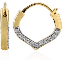Annette 375er Goldohrringe, 22 Brillanten, 0,17 ct, SI1 (G) Unkategorisiert Produktbild