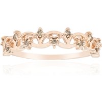 Annette 375er Roségoldring mit 11 SI1 Argyle-Rose-de-France-Brillanten, 0,075 ct Unkategorisiert online kaufen
