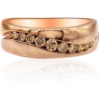 Annette 375er Roségoldring mit 11 SI1 Argyle-Rose-de-France-Brillanten, 0,35 ct Unkategorisiert online kaufen